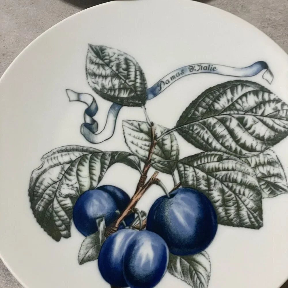 Vintage Bareuther Set of 6 Stylized Fruit Motif 8